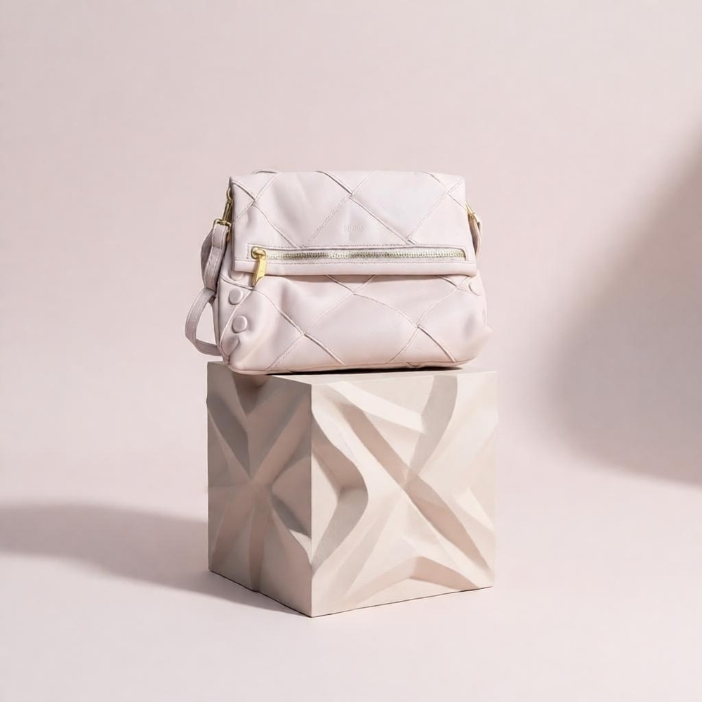Hammitt VIP Quilted Crossbody Bag in Light Pink
